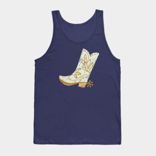 Cowboy Boot Doodle Tank Top